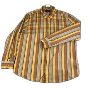 Sean John Legacy Shirt Men's Size 2XL, Long Sleeve, Color: Gold